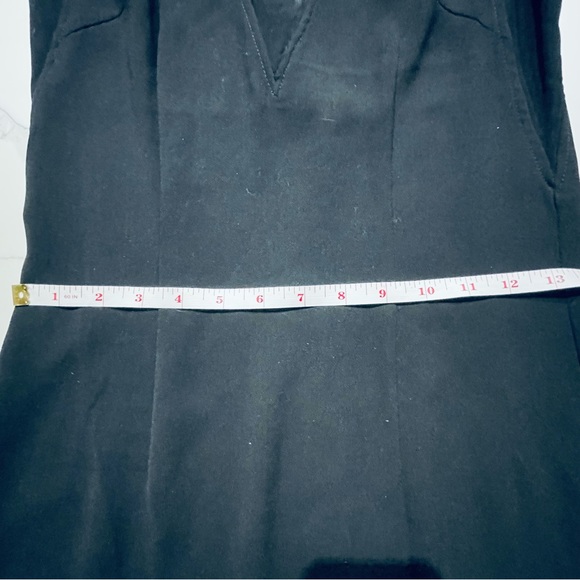 🌸3 for $30 H&M Black Dress long sleeveless Mesh details Size 4 - Picture 12 of 17